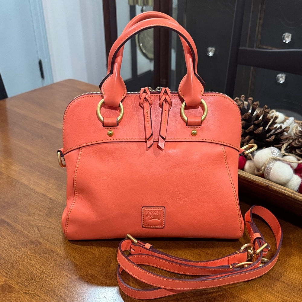 Dooney & Bourke Coral Florentine Vacchetta Leather